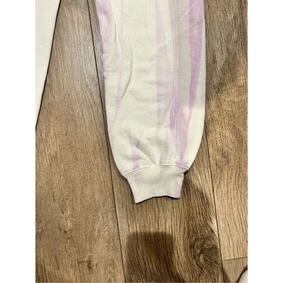 Champion Womens Jogger Sweatpants  Off White Purple Tie Dye Cozy Comfort - Picture 2 of 6
